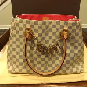 Louis Vuitton Calvi Damier Azur Bag